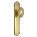 Pomo Movil Con Placa Modelo 4400 Satinado