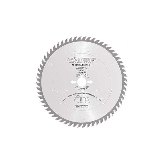 Disco Sierra Madera Cmt - 300 Mm X 3,2 Mm X 30 Mm - 60 Dientes - 285.060.12m