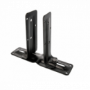 Soporte Regulable Negro Para Viga 66 X 200 Mm - Modelo 350