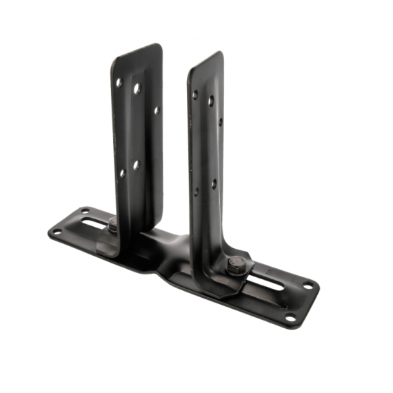 Soporte Regulable Negro Para Viga 66 X 200 Mm - Modelo 350