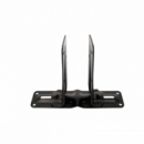 Soporte Regulable Negro Para Viga 66 X 200 Mm - Modelo 350