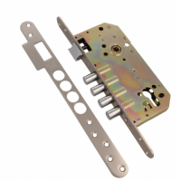 Cerradura Acero Cromado Mate 50 Mm - Modelo132 (101 Base) - Guanxe Atlantic Marketplace