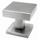 Pomo Cuadrado 878-65 Inoxidable 75030020