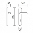 Juego De Manillas Con Placa Alhambra Cuero Modelo 4600