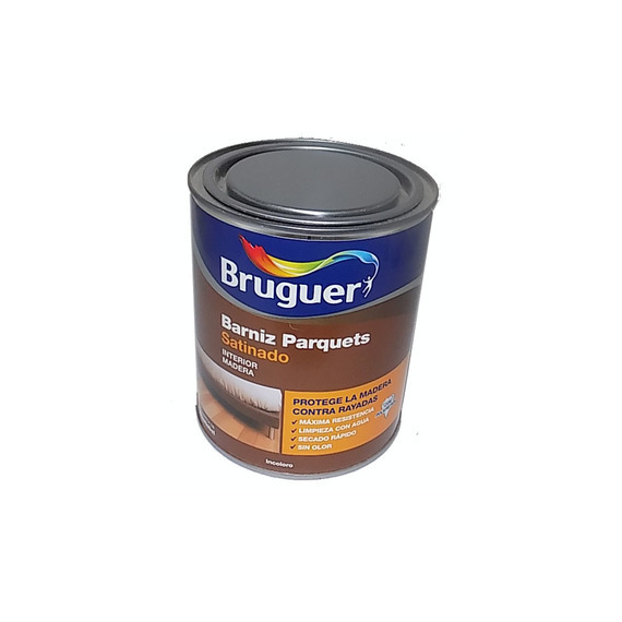 Bruguer Barniz Parquets Satinado - Interior Madera - Formato De 750 Ml
