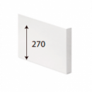 Juego Costados Purificadores - Juego Protector Lateral Campana - Inox - 27x33 Cm - Modelo F16300