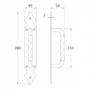 Manillón Modelo 101 Negro Rústico