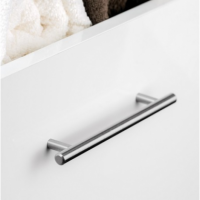 Tirador Tubular Niquel Satinado D12/456 Mm