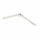 Palomilla Una Posicion Para Balda Y Estanteria En Acero Acabado Blanco En Dimensionado De 400 Mm