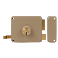 Cerradura Sobreponer Beige Derecha - Modelo 77 - Guanxe Atlantic Marketplace