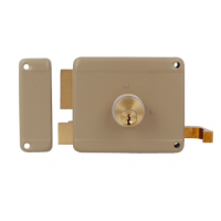 Cerradura Sobreponer Beige Izquierda - Modelo 77 - Guanxe Atlantic Marketplace
