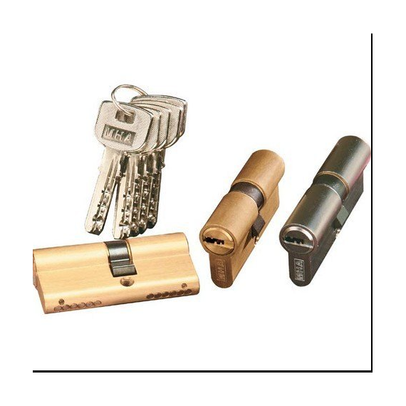 Cilindro De Seguridad 35 X 35 - Modelo 33 - Cromado