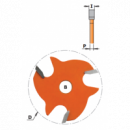 Fresa Circular Para Ranuras Laterales Y Mandriles Portafresas En Dimensionado: I2mm, P1.27mm, D47