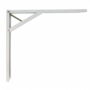 Palomilla Una Posicion Para Balda Y Estanteria En Acero Acabado Blanco En Dimensionado De 350 Mm