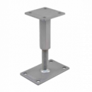 Base Regulable Para Viga - Dimensionado 100 X 100 X 6 Mm