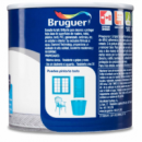 Bruguer Esmalte Acrílico Multisuperficie - Brillante Blanco Permanente - Formato De 250 Ml