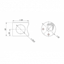 Nudo 2 Conexion Inox 2 X 90 Cabina Sanitaria - Nudo Conexión Tubo Ř25