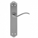 Juego Manillas Con Placa Niquel Satinado - Modelo Aitana 4400