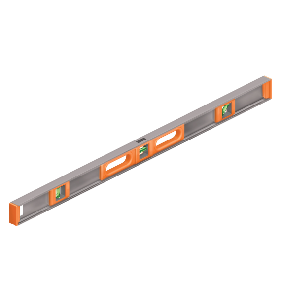 Nivel De 36" Cuerpo De Aluminio Con Protección De Abs - 90 Cm