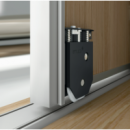 Juego De Ruedas 16-18-19/74 Con Retenedor Para Puertas Correderas