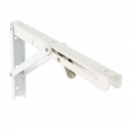 Palomilla Acero En Acabado Blanco En Dimensionado De 300 X 155 Mm - Tres Posiciones Para Baldas Y Es