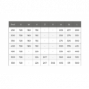 Corredera Oculta Total 55 Cm Con Amortiguador