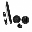 Kit Completo Para Puerta Corredera En Negro Epoxy - Modelo 5000