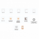 Juego Pletina Sobrepuesta. Doble Freno Retenedor - Modelosf-p70