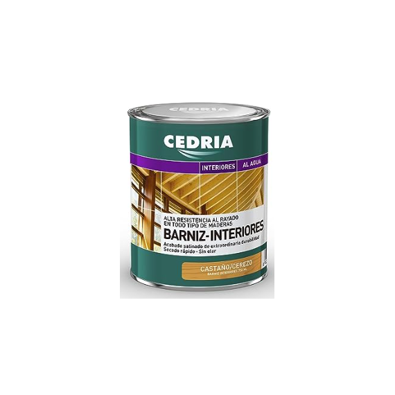 Cedria Barniz Interior Castańo/cerezo - 750 Ml