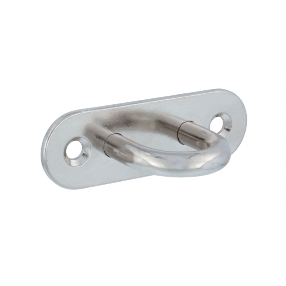 Placa Amarre Oval Inox - Modelo 30166