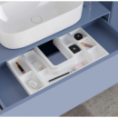 Organizador Para Cajón Con Salva Sifón Rectangular Tidy, Plástico Blanco, Plástico 323 Mm