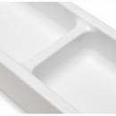 Organizador Para Cajón Con Salva Sifón Rectangular Tidy, Plástico Blanco, Plástico 323 Mm