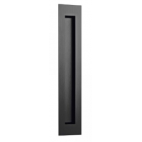 Tirador Embutido Negro Inox 200 X 50 Mm - Modelo 7003