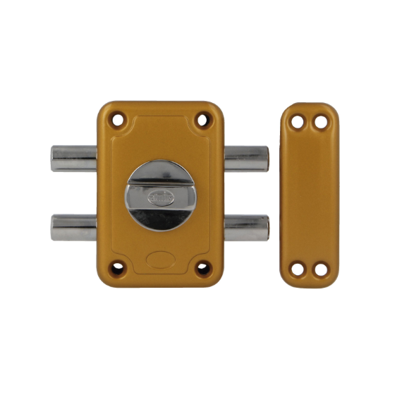 Cerradura 96 - Acero Esmaltada En Oro - Modelo 82p