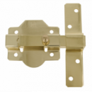 Cerrojo De Seguridad - Acero Oro - 88 X 131 Mm - Modelo 1p