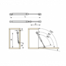 Piston Elevable 5kg Dimensión De 50mm + Enganche