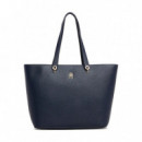 Bolso Emblem Tote Space Blue  TOMMY HILFIGER