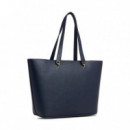 Bolso Emblem Tote Space Blue  TOMMY HILFIGER