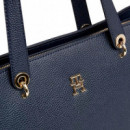 Bolso Emblem Tote Space Blue  TOMMY HILFIGER