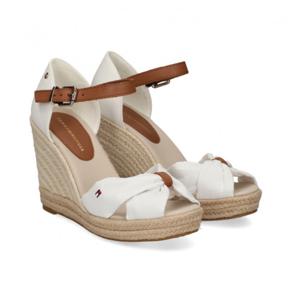 Alpargata Cruzada Cuna Alta Blanco  TOMMY HILFIGER