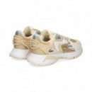 Deportivo Malla+ante Beige+cuero  LACOSTE