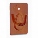 Percha Gancho Grande Adhesivo Porcelana 2 Unidades con Display