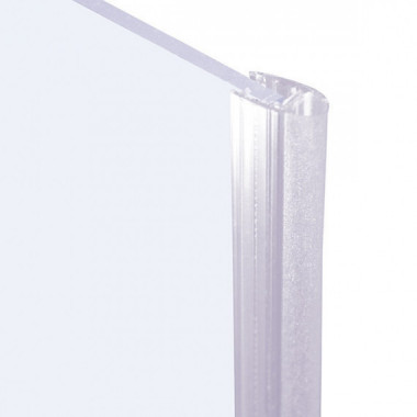 Perfil Mampara Lateral 6-8MM 2 Metros Transparente