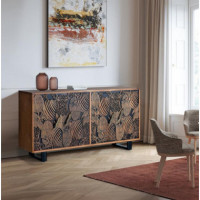 APARADOR - SIDE BOARD 190X94X42 CM TALLADO A MANO - Guanxe Atlantic Marketplace