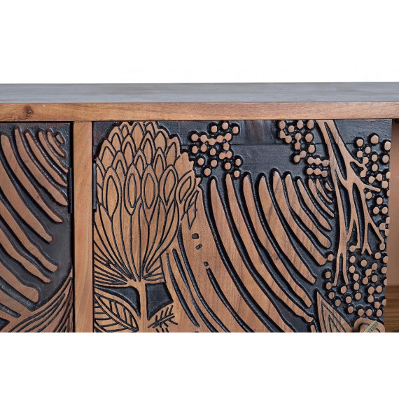 APARADOR - SIDE BOARD 190X94X42 CM TALLADO A MANO - Guanxe Atlantic Marketplace