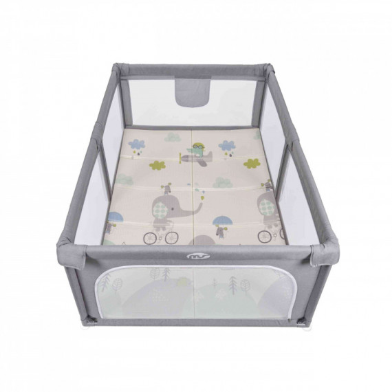 Parque de Juegos con Alfombra 120X180 para Bebé  MS