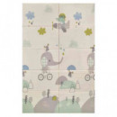 Alfombra Plegable de Juegos Plegable Bebé Trendy  MS