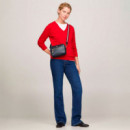 Bolso Bandolera Iconic con Cinta Distintiva  TOMMY HILFIGER