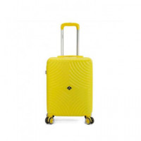 BENZI Maleta con 4 Doble Ruedas 360º ,ligera,tamaño Grande 70CMS Amarillo BZ5687