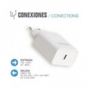 IGGUAL Adaptador Corriente Tipo C 20W Blanco IGG318164